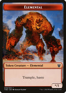 Human Soldier // Elemental Double-Sided Token [Theros Beyond Death Tokens]-2