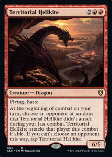 Hellkite territorial [Commander Legends: Batalla por Baldur's Gate] 