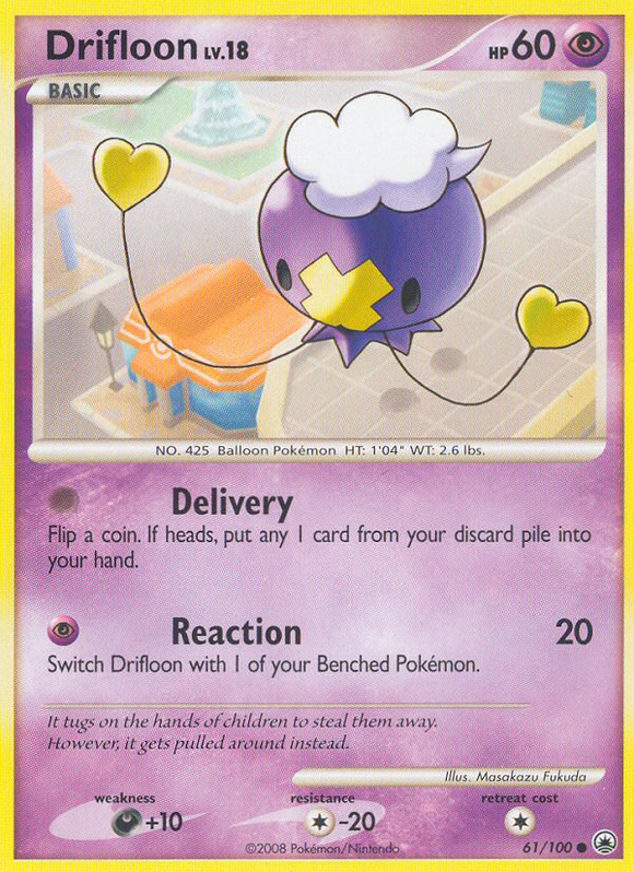 Drifloon (61/100) [Diamante y Perla: Amanecer majestuoso] 