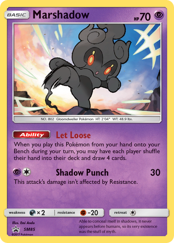 Marshadow (SM85) [Sol y Luna: promociones de Black Star] 