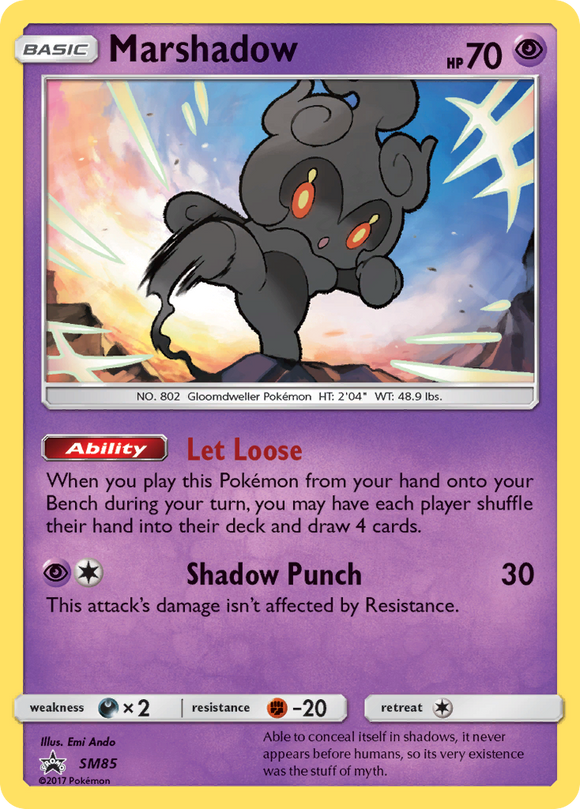 Marshadow (SM85) [Sol y Luna: promociones de Black Star] 