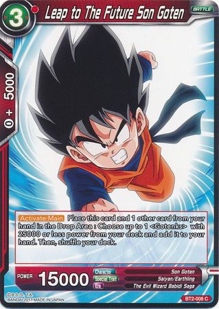 Salto al futuro Son Goten (BT2-008) [Union Force] 