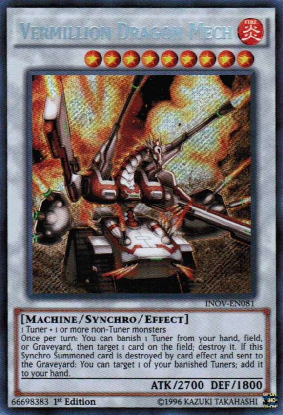 Dragón Mech Vermillion [INOV-EN081] Secreto raro 