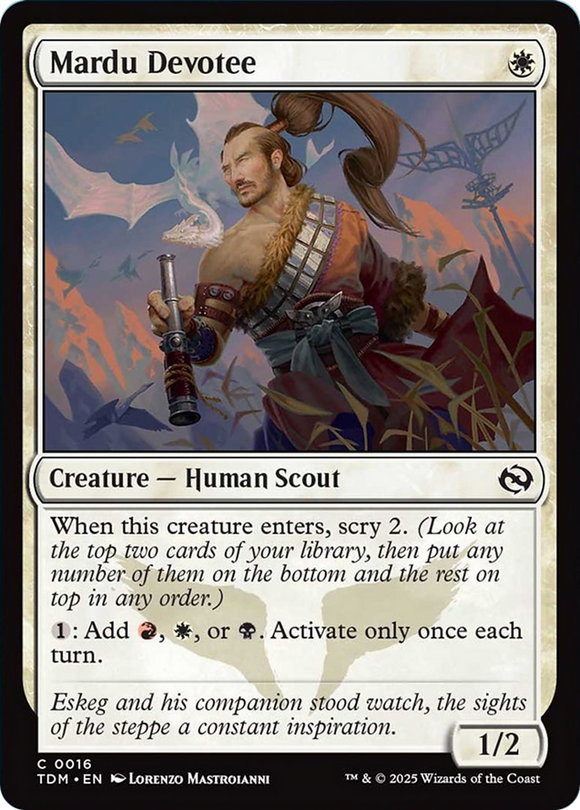 Mardu Devotee [Tarkir: Dragonstorm]