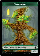 Saproling // Sphinx Double-Sided Token [Ravnica Remastered Tokens]-1