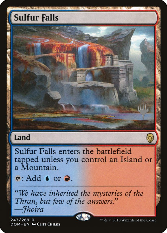Cataratas de Azufre (Promo Pack) [Dominaria Promos] 