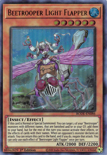 Avión de combate ligero Beetrooper [BODE-EN086] Ultra raro 
