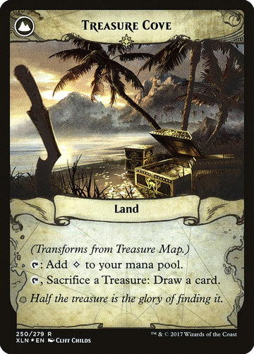 Treasure Map // Treasure Cove [Ixalan Prerelease Promos] - 0