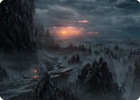 Tarjeta de arte de Sundown Pass [Serie de arte de Innistrad: Crimson Vow] 