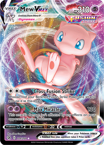 Mew VMAX (114/264) [Espada y escudo: Golpe de fusión] 