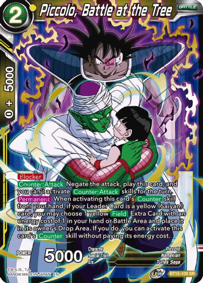Piccolo, Batalla en el Árbol (BT15-100) [Duelo Saiyajin] 