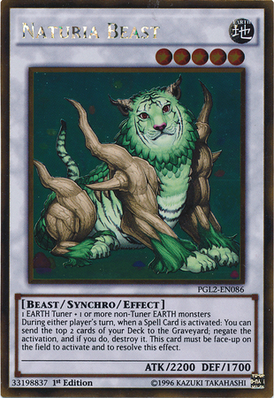 Bestia Naturia [PGL2-EN086] Oro Raro 