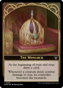 The Monarch // Dwarf Berserker Double-Sided Token [Commander Masters Tokens]-1