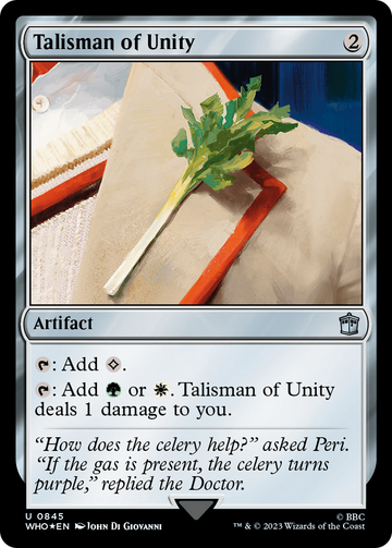 Talismán de la unidad (Surge Foil) [Doctor Who] 