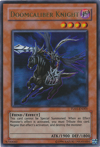 Caballero de Doomcaliber [TU01-EN001] Ultra raro 