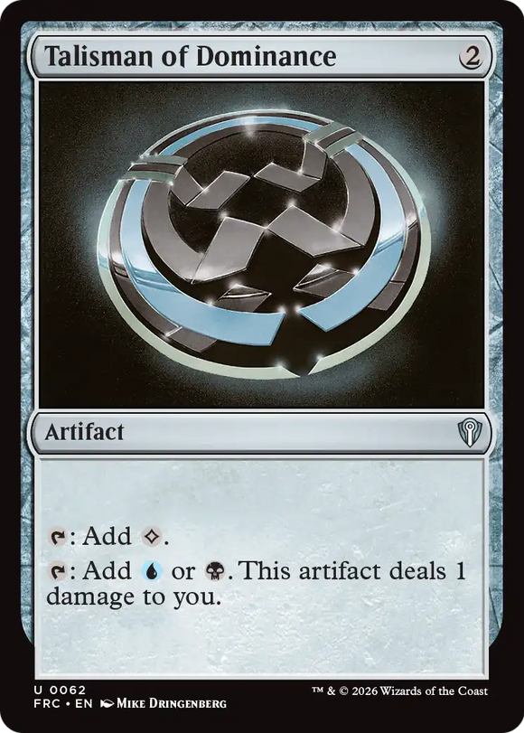 Talisman of Dominance [Reality Fracture Commander]