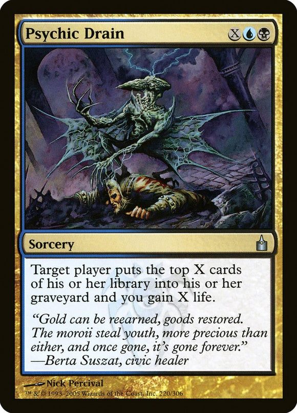 Drenaje psíquico [Ravnica: Ciudad de los Gremios] 