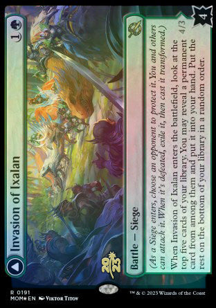 Invasión de Ixalan // Regisaur beligerante [Promociones previas al lanzamiento de March of the Machine]