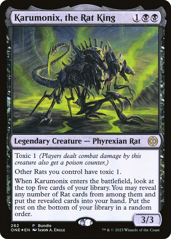 Karumonix, el Rey Rata (Paquete) [Phyrexia: All Will Be One] 