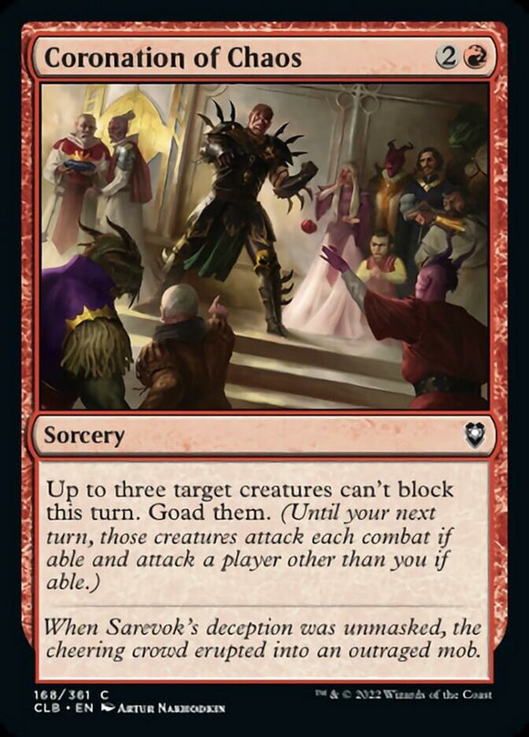 Coronación del Caos [Commander Legends: Battle for Baldur's Gate] 