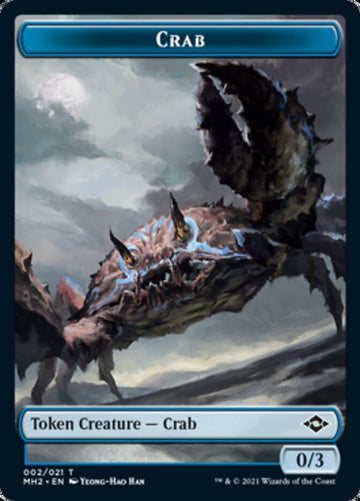 Clue (15) // Crab Double-Sided Token [Modern Horizons 2 Tokens] - 0