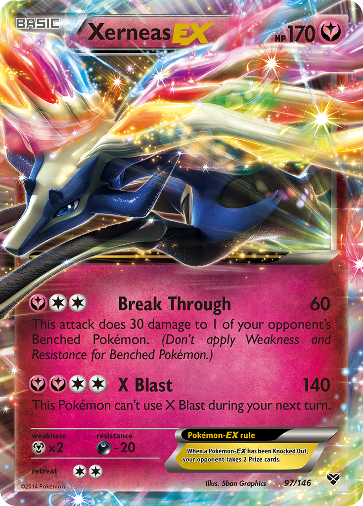 Xerneas EX (97/146) [XY: Conjunto básico] 