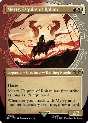 Merry, Escudero de Rohan (Marco de anillo de exhibición) [El Señor de los Anillos: Cuentos de la Tierra Media] 