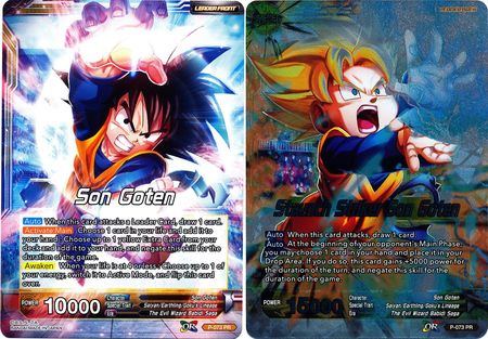 Son Goten // Son Goten, el atacante incondicional (P-073) [Tarjetas de promoción] 