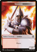 Soldier (017) // Eldrazi Double-Sided Token [Phyrexia: All Will Be One Commander Tokens]-1