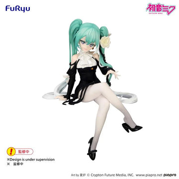 Vocaloid Hatsune Miku (Flower Fairy White Rose Ver.) Noodle Stopper Figure - 0
