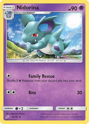 Nidorina (55/181) [Sol y Luna: Trabajan juntos] 