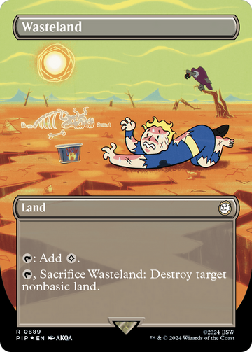Wasteland (sin fronteras) (reflectante de Surge) [Fallout] 