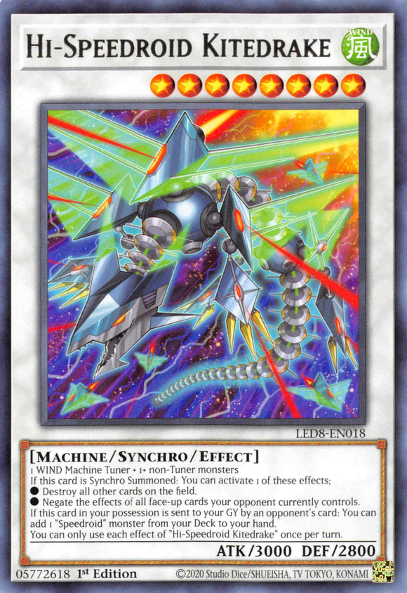 Hi-Speedroid Kitedrake [LED8-EN018] Raro 