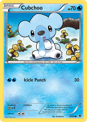 Cubchoo (29/98) [Blanco y negro: Potencias emergentes] 