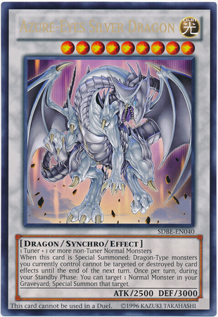 Dragón plateado de ojos azules (de gran tamaño) (dragón plateado) [SDBE-EN040] Promoción 