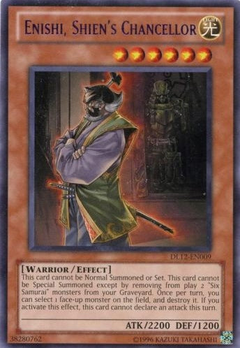 Enishi, canciller de Shien (púrpura) [DL12-EN009] Raro 