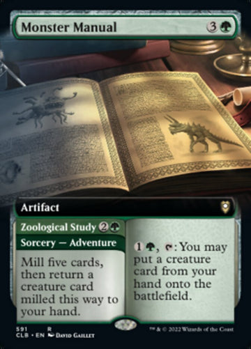 Manual de monstruos // Estudio zoológico (ilustración ampliada) [Commander Legends: Battle for Baldur's Gate] 