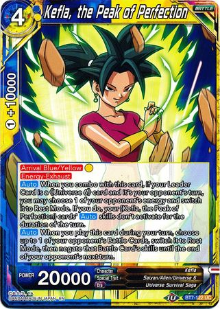 Kefla, la cima de la perfección (BT7-122) [El asalto de los saiyajin] 