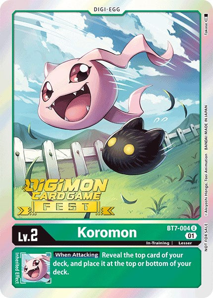 Koromon [BT7-004] (Digimon Card Game Fest 2022) [Promociones de Next Adventure] 