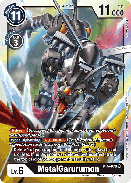 MetalGarurumon [BT5-070] [Batalla de Omni] 