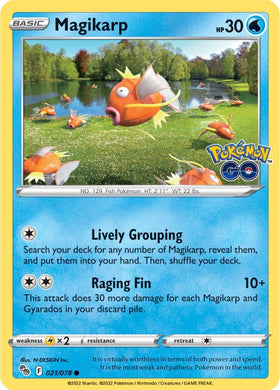 Magikarp (021/078) [Pokémon GO] 