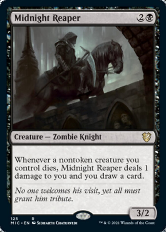 Segador de medianoche [Comandante de Innistrad: Cacería de medianoche] 
