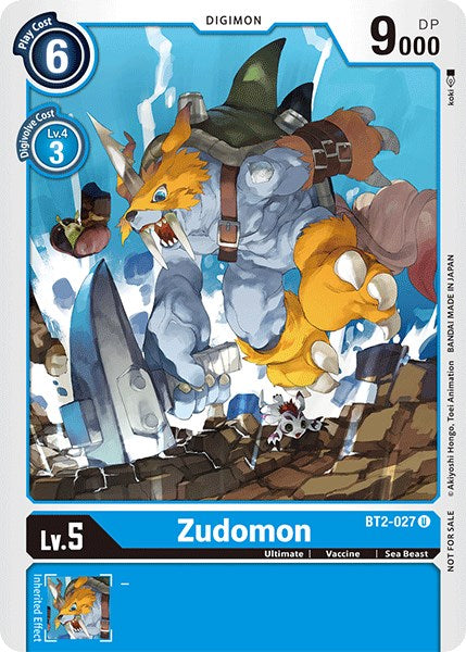 Zudomon [BT2-027] (Paquete oficial del torneo vol. 3) [Lanzamiento de promociones especiales] 