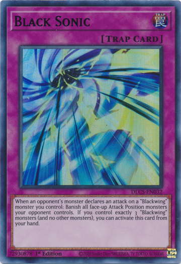 Sonic negro (morado) [DLCS-EN032] Ultra raro 