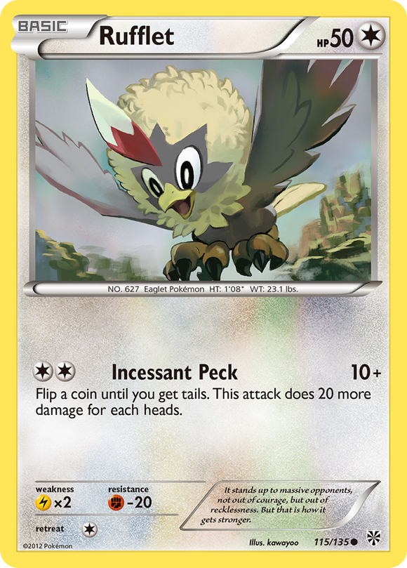 Rufflet (115/135) [Blanco y negro: Tormenta de plasma] 