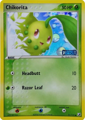 Chikorita (51/115) (Stamped) [EX: Unseen Forces]