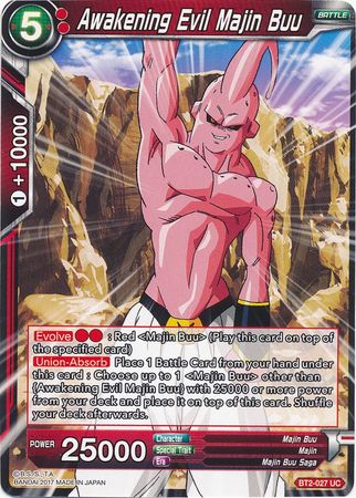 Despertar del malvado Majin Buu (BT2-027) [Union Force] 