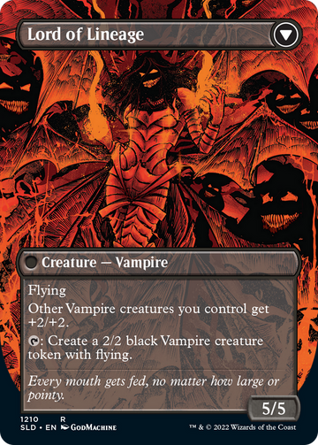 Bloodline Keeper // Lord of Lineage (Display Commander) (Borderless) [Secret Lair: From Cute to Brute] - 0