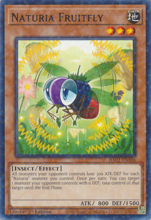 Mosca de la fruta Naturia (Duel Terminal) [HAC1-EN106] Común 
