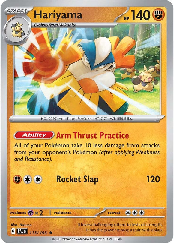 Hariyama (113/193) [Scarlet &amp; Violet: Paldea evolucionada] 